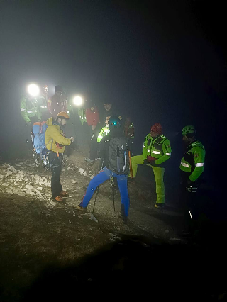 Bloccati sui Sibillini, decisivo il drone: soccorsi due alpinisti